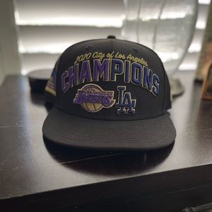 Dodgers & Lakers 2020 New Era City of Los Angeles Champions Snapback Hat